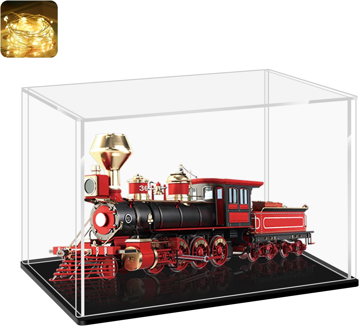 Yonzer Şeffaf Akrilik Koleksiyon Sergileme Kutusu – LEGO, Oyuncak, Figür, Araba ve Model Vitrini